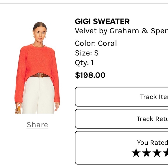 Velvet brand Gigi Sweater, size small - Picture 6 of 6